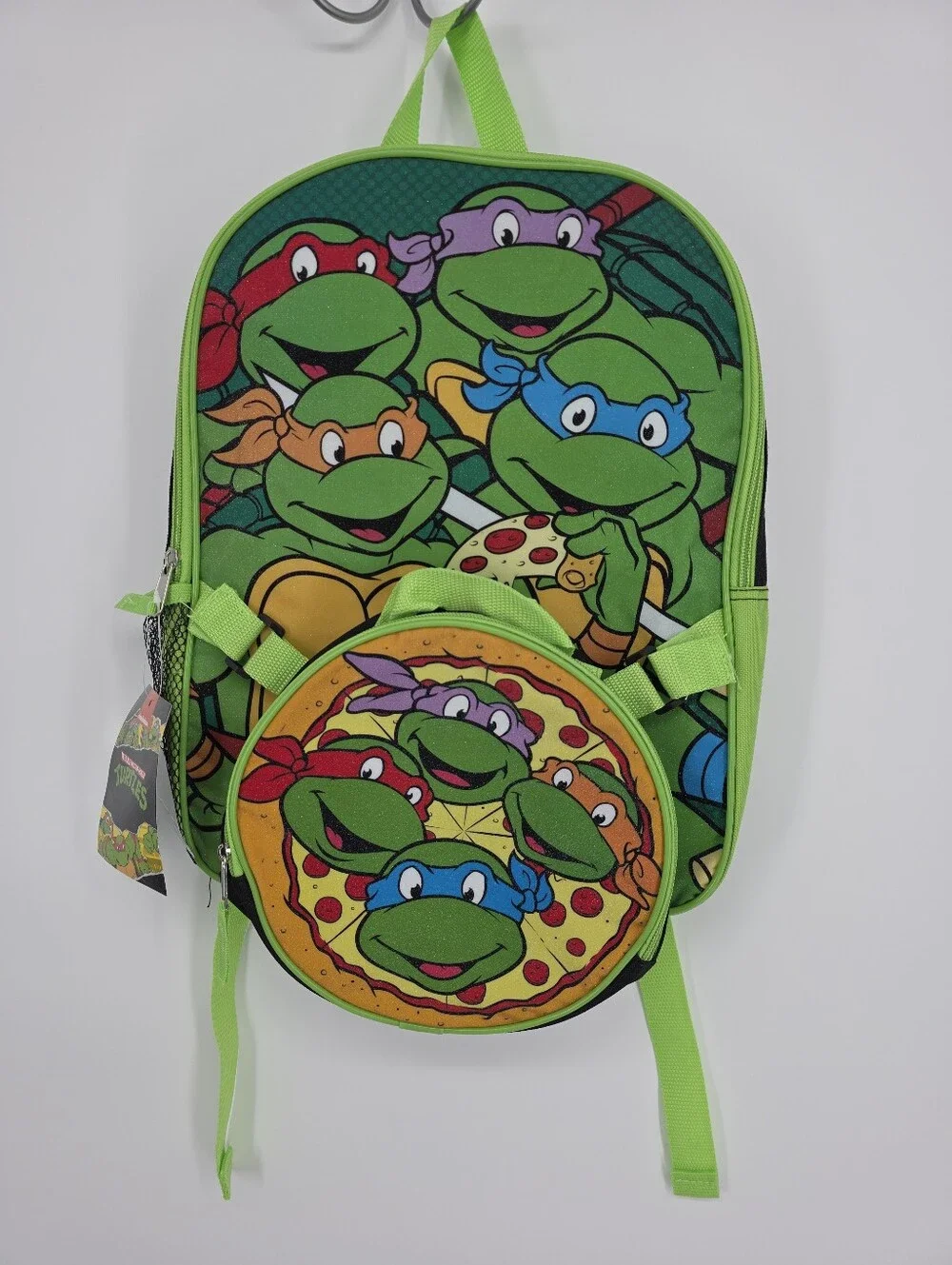 Teenage Mutant Ninja Turtles Backpack With Lunch Kit TMNT NWT